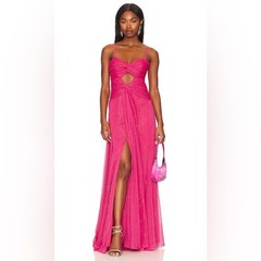 NWT Likely Clea Gown Raspberry Pink