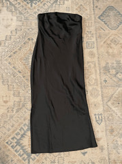 Urban Outfitters Women’s Black Strapless Straight Hem Midi Dress Size Medium