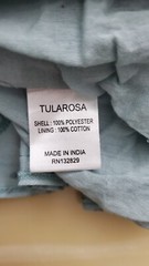 Tularosa Berkley Women&rsquo;s Ruffle Hem Eyelet Boho Dress in Deep Mist Size Small