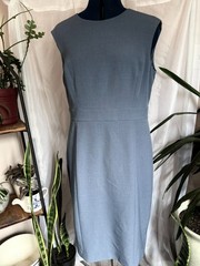 Kasper Women&rsquo;s sz 14 light blue short sleeve sleevless dress