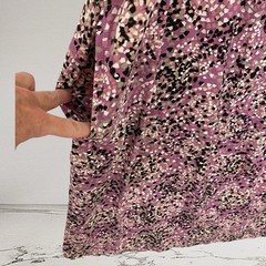 Kensie Womens Geo Print Sequined Ruffle Sleeve Dress Size Large Summer Chic $99
