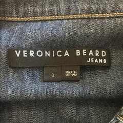 Veronica Beard Keston Snap-Front Denim Shirt Dress, 0