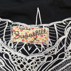 Sugarhill Boutique Butterfly Embroidered Lace Dress Boho Festival Gothic UK 12