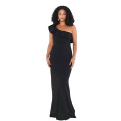Show Me Your Mumu Black Florentine Maxi Dress S Ruffle HOCO Formal NWT Elegant