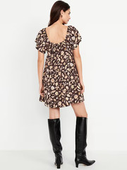 NWT Old Navy Mini Floral Swing Dress Upick Sizes Black