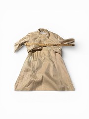 KEEPSAKE emilio long sleeve Cutout Wrap-mini dress in Champagne 8 Wedding