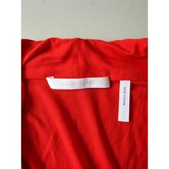 NWOT Helmut Lang Red Draped Sleeveless Top Party Cocktail Night Out Resort S New