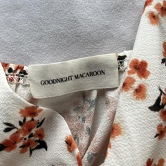 Goodnight Macaroon Cream Multicolor Floral Mini Dress Size S