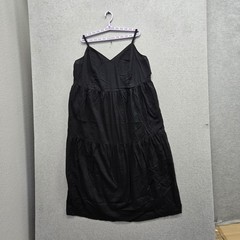 Old Navy Women Dress 2X Black A-Line Sundress Sleeveless Witchy Grunge NWT