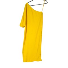 Mara Hoffman Emilie One Shoulder Button Detail Dress