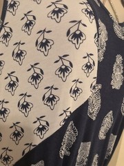 Design History WANTABLE Printed Knit Maxi Dress Sz Med NWOT