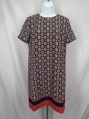 Ann Taylor Geo Border Shift Dress Size 4 New