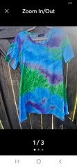 Coeur de Vague boho Women&rsquo;s Tie Dye Shift Dress