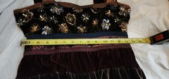 Cynthia Steffe Fairy*Royalty Velvet Embroidered Sequins Dress No Size Sim To 2