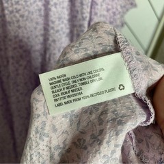 A New Day Lavender Floral Long Sleeve Midi Dress