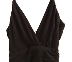 NWOT Lyss Loo Wanderlust Shift Sleeveless Maxi Black Dress Women’s Size Small