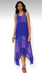Patterson J Kincaid Violet Snake Print Midi Shift Dress Size XS
