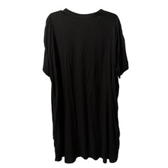 Time & Tru Womens Black V-Neck Dress Sz XXL 100% Rayon women dress