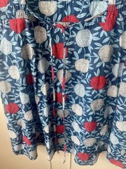 💝 Seasalt  » LOPTHORNE  » Dress Size 20 Blue Red White Floral Print