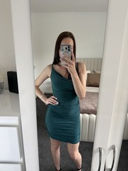 Pink Vanilla Teal Green Ruched Bodycon Mini Dress – Size UK 12