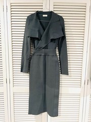 Versatile SCANLAN THEODORE 💚🩶💚 Crepe Dress Size M Medium