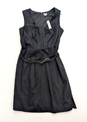 Worthington Women&rsquo;s Dress Size 14 Black Belted Sheath NEW