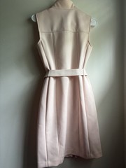 Tommy Hilfiger Bodycon Princess Seam Pink Zipper Sleeveless Scuba Sheath Dress