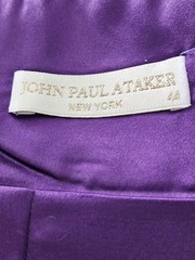 John Paul Ataker New York Metallic Lilac Layered Strapless Mini Dress 44