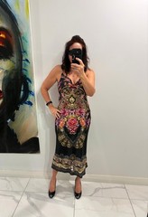 Camilla Silk Bias Dress S DANCE WITH DUENDE