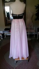 Blush style 9348 Pink/Black Size 6 — Evening Dress-Military Ball–prom