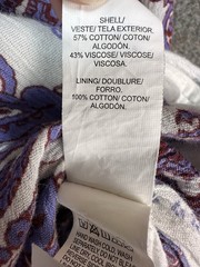 LUCKY BRAND Felice Dress Sz S Full Button Paisley Boho Cottagecore Romantic