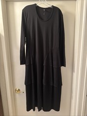 dress to kill black dress sz os long sleeve