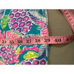 Lilly Pulitzer Shell Me Something Good Turtle Dress Women&rsquo;s L Teal