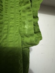 Time and Tru Women&rsquo;s S Green Solid Shirt Dress Collared Sleeveless Button Knee