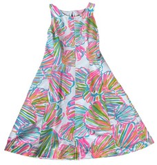 Lilly Pulitzer Felicity Dress-Size XS Shellabrate Fit Flare Sleeveless Coastal
