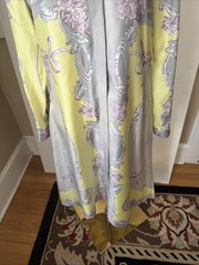 VERSACE Medusa Print Shirt Dress Yellow NWT sz US 4 IT 40 $3600