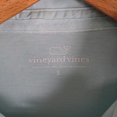 Vineyard Vines Polo Dress Sz Small Mint Green Short Sleeve Logo Collared Preppy