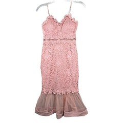 Olive Tree Dress Juniors Medium Pink Lace Tulle Mermaid Dress Fairy Balletcore