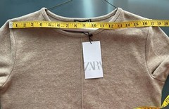 NWT ZARA Basic Soft Dress Light Camel Size Large
