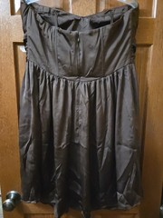 Tevolio Women&rsquo;s Dress 16W Removable Straps Brown