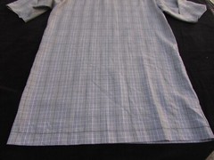 Zara Basic Collection Short Dolman Sleeve Mini Dress Gray Glen Plaid Belted Sz M