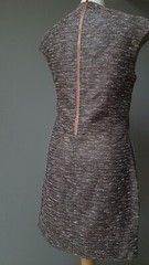 Ted Baker Grey Metallic Silver Sparkly Dress SIZE 8 Ted Size 1 Beliba