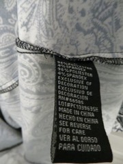 Perceptions New York L Paisley Midi Dress Black/White Stretch