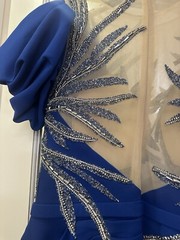 Formal evening gown with size 46 same as Size 6 Originally Bought For $600