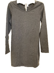 H&M Divided Basic T-Shirt Dress Medium Solid Gray