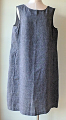 FLAX Designs Linen Shift Dress 2G & 3G NWT Diana Dress LICORICE