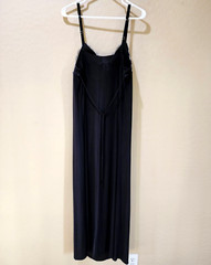 Vintage Ambrielle Silver Thread Embriodered Bodice Firm Cups Stretch Dress Night