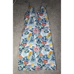 Roxy « Sunlight Whisper » Tropical Floral Maxi Dress – Small
