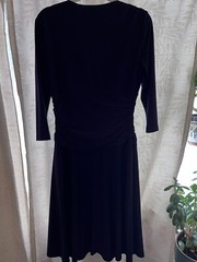 Nine West Women&rsquo;s Surplice Ruched Waist V Neck Soft Silky stretch PURPLE 💜
