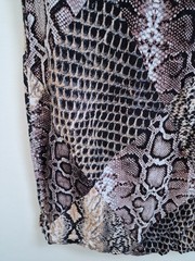 NEXT Boxy Multi Snakeskin Printed Shift Dress Size 12 Layering Pattern Clash VGC